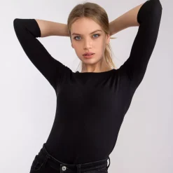 JEANS Pitkähihaiset Paidat></noscript>Basic Mona trikoopaita musta