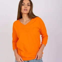 JEANS Pitkähihaiset Paidat>Basic Oliwia trikoopaita oranssi