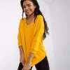 JEANS Pitkähihaiset Paidat>Basic Oliwia trikoopaita mustard