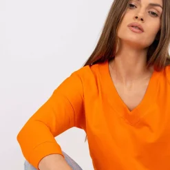 JEANS Pitkähihaiset Paidat>Basic Oliwia trikoopaita oranssi