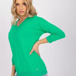 JEANS Pitkähihaiset Paidat></noscript>Basic Oliwia trikoopaita vihreä