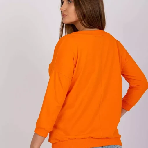 JEANS Pitkähihaiset Paidat>Basic Oliwia trikoopaita oranssi