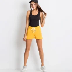 JEANS Shortsit Ja Caprit>Basic Prestige trikooshortsit keltainen