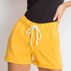 JEANS Shortsit Ja Caprit></noscript>Basic Prestige trikooshortsit keltainen