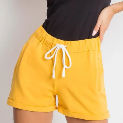 JEANS Shortsit Ja Caprit>Basic Prestige trikooshortsit keltainen