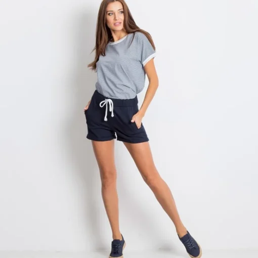 JEANS Shortsit Ja Caprit>Basic Prestige trikooshortsit tummansininen