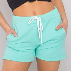 JEANS Shortsit Ja Caprit></noscript>Basic Prestige trikooshortsit minttu