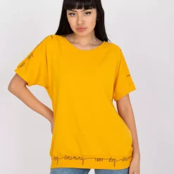 JEANS Lyhythihaiset Paidat Ja Topit>Basic Raina trikoopaita mustard
