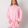 JEANS Hupparit>Basic Roselle collegehuppari pinkki
