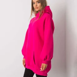JEANS Hupparit></noscript>Basic Roselle collegehuppari fuksia