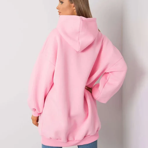JEANS Hupparit>Basic Roselle collegehuppari pinkki
