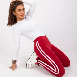 JEANS Leggingsit>Basic Stripes leggingsit t.punainen