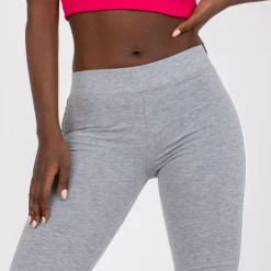 JEANS Leggingsit></noscript>Basic Stripes leggingsit meleerattu v.harmaa