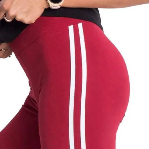 JEANS Leggingsit>Basic Stripes leggingsit t.punainen