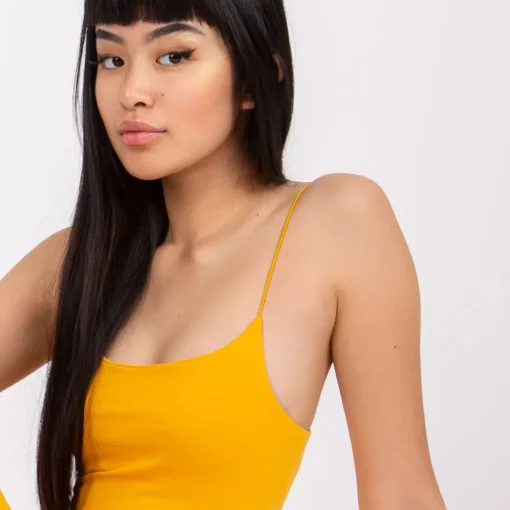 JEANS Minimekot>Basic Sycylia trikoomekko mustard