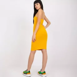 JEANS Minimekot></noscript>Basic Sycylia trikoomekko mustard