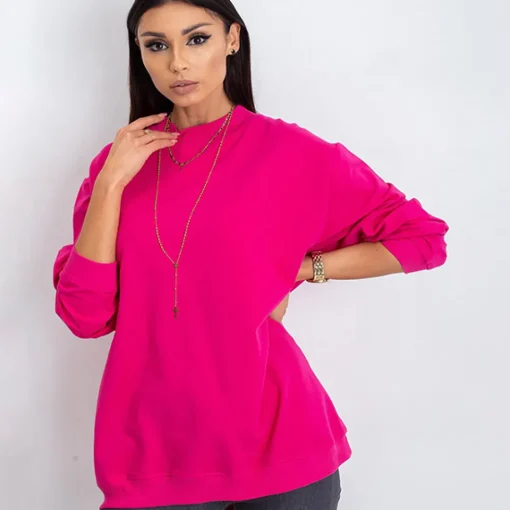 JEANS Pitkähihaiset Paidat>Basic Twist trikoopaita fuksia