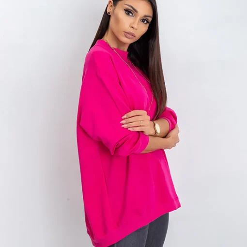 JEANS Pitkähihaiset Paidat>Basic Twist trikoopaita fuksia