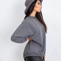JEANS Pitkähihaiset Paidat>Basic Twist trikoopaita harmaa