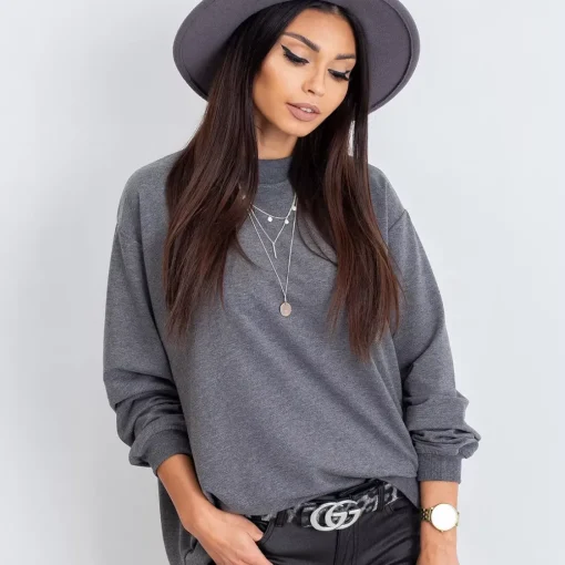 JEANS Pitkähihaiset Paidat>Basic Twist trikoopaita harmaa