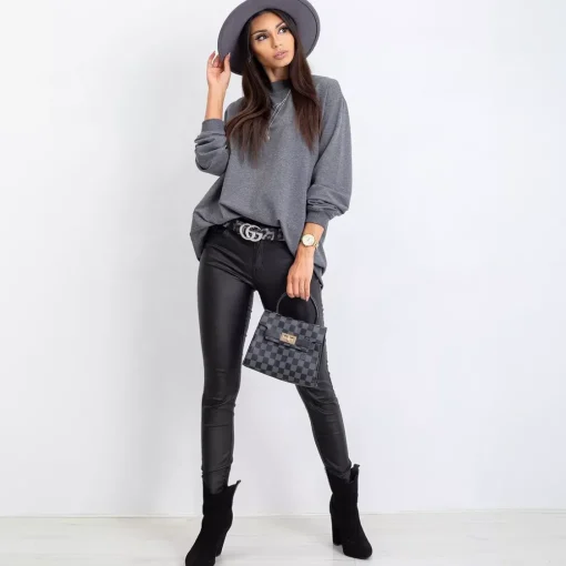 JEANS Pitkähihaiset Paidat>Basic Twist trikoopaita harmaa