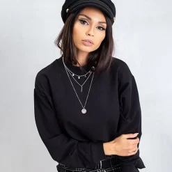 JEANS Pitkähihaiset Paidat>Basic Twist trikoopaita musta