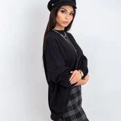 JEANS Pitkähihaiset Paidat></noscript>Basic Twist trikoopaita musta