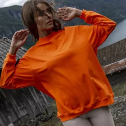 JEANS Pitkähihaiset Paidat>Basic Twist trikoopaita oranssi