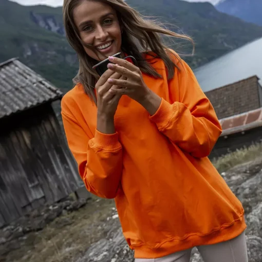 JEANS Pitkähihaiset Paidat>Basic Twist trikoopaita oranssi