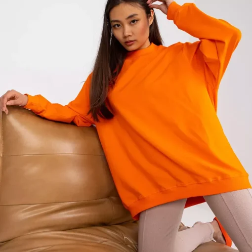 JEANS Pitkähihaiset Paidat>Basic Twist trikoopaita oranssi