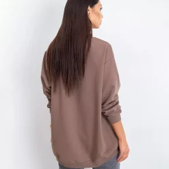 JEANS Pitkähihaiset Paidat>Basic Twist trikoopaita ruskea