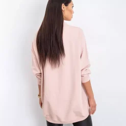 JEANS Pitkähihaiset Paidat></noscript>Basic Twist trikoopaita roosa