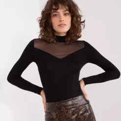 JEANS Pitkähihaiset Paidat>Basic Vivika paita musta