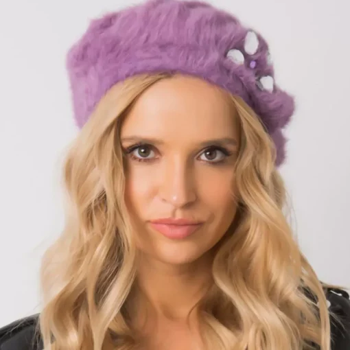 JEANS Baskerit>Baskeri suurilla strasseilla purppura