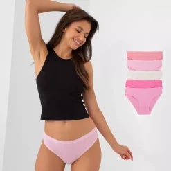JEANS Alusvaatteet>Berrak alushousut 5-pakkaus pinkki