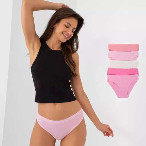 JEANS Alusvaatteet>Berrak alushousut 5-pakkaus pinkki