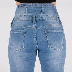 JEANS Farkut></noscript>Bestiny high waist stretchfarkut v.sininen