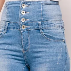 JEANS Farkut></noscript>Bestiny high waist stretchfarkut v.sininen