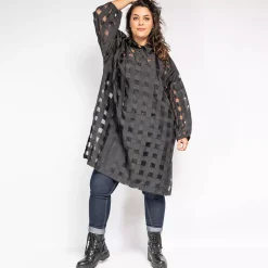 JEANS Tunikat | Hupparit>Bubblee Taft hupullinen tunika musta