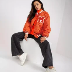JEANS Takit>By Clara Kylie bombertakki oranssi