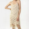 JEANS Minimekot>C Rose Beach hapsumekko beige