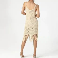 JEANS Minimekot>C Rose Beach hapsumekko beige