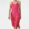JEANS Minimekot>C Rose Beach hapsumekko fuksia