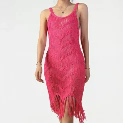 JEANS Minimekot>C Rose Beach hapsumekko fuksia