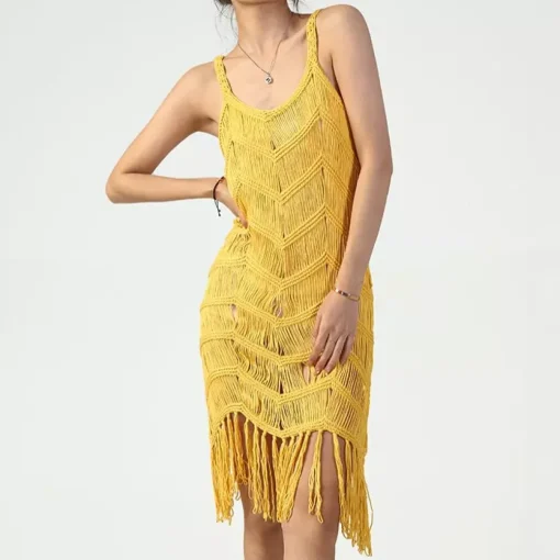 JEANS Minimekot>C Rose Beach hapsumekko keltainen