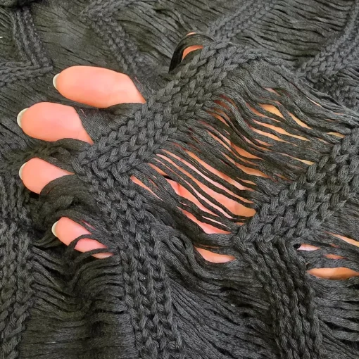 JEANS Minimekot>C Rose Beach hapsumekko musta