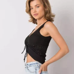 JEANS Lyhythihaiset Paidat Ja Topit>Calben Astrid neuletoppi musta