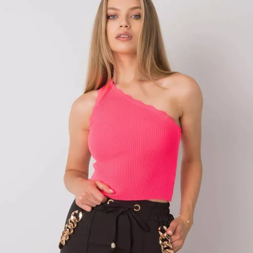 JEANS Lyhythihaiset Paidat Ja Topit>Calben Heisley superstrech toppi neonpinkki