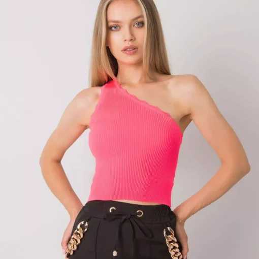 JEANS Lyhythihaiset Paidat Ja Topit>Calben Heisley superstrech toppi neonpinkki