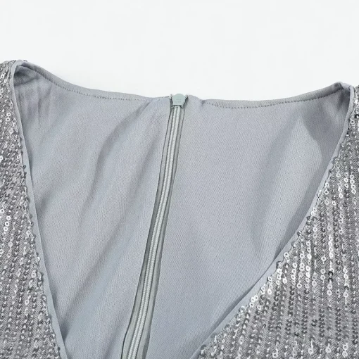 JEANS Minimekot>Calista mekko paljeteilla harmaa